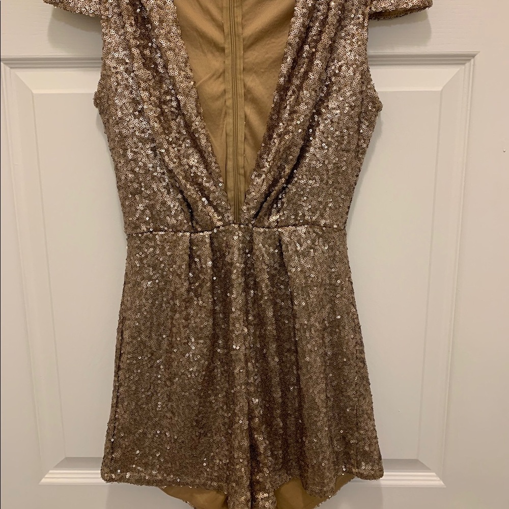 Sequined Romper